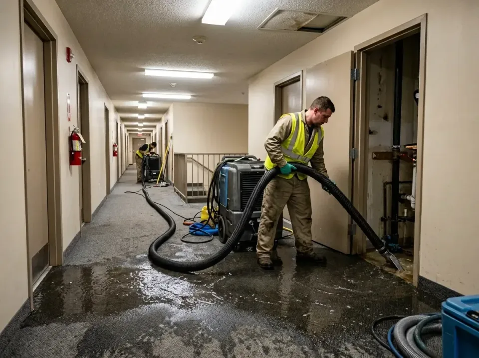 multi-unit-apartment-hallway-f-005 — frequently asked questions, Emergency Burst Pipe Water Extraction & Removal in Fuller H…